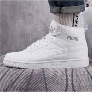 New PUMA Men's Rebound Layup Mid Top Sneaker
